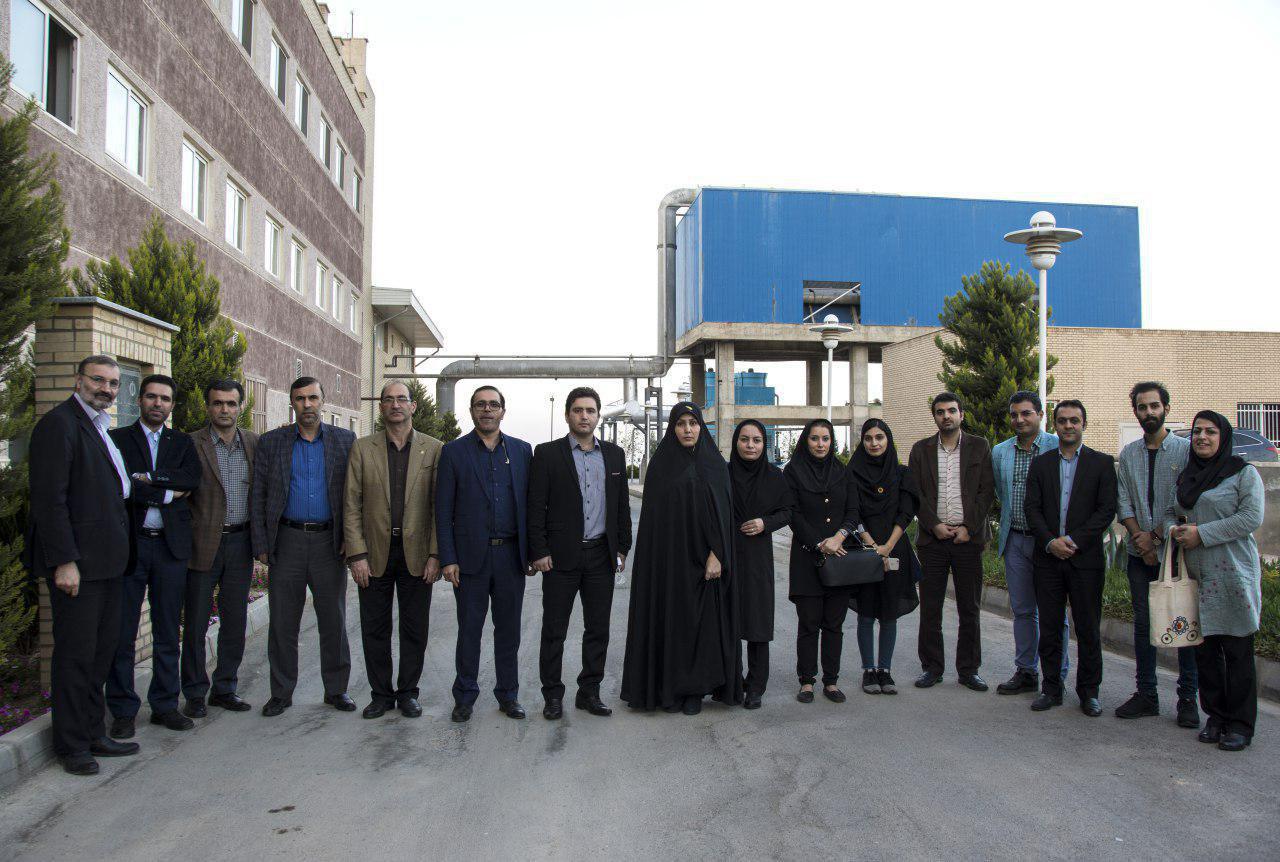  Visit of environmental activists from Tehran's waste incineration plant.