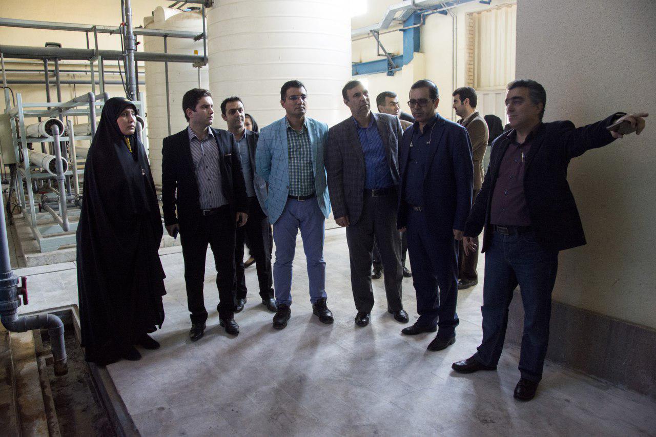  Visit of environmental activists from Tehran's waste incineration plant.
